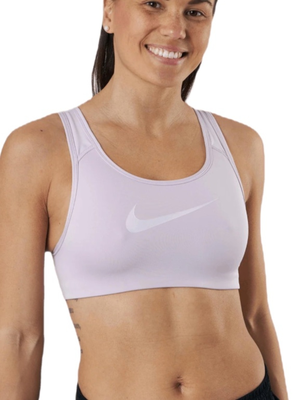 Nike Dri-FIT Swoosh Icon Clash Strappy Sports Bra Sz Medium